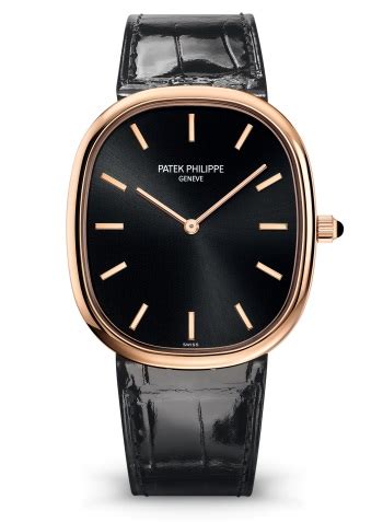 patek philippe black face|Golden Ellipse .